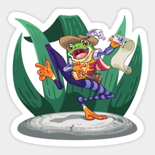 Thaddius Pole, PoeTree Frog Sticker